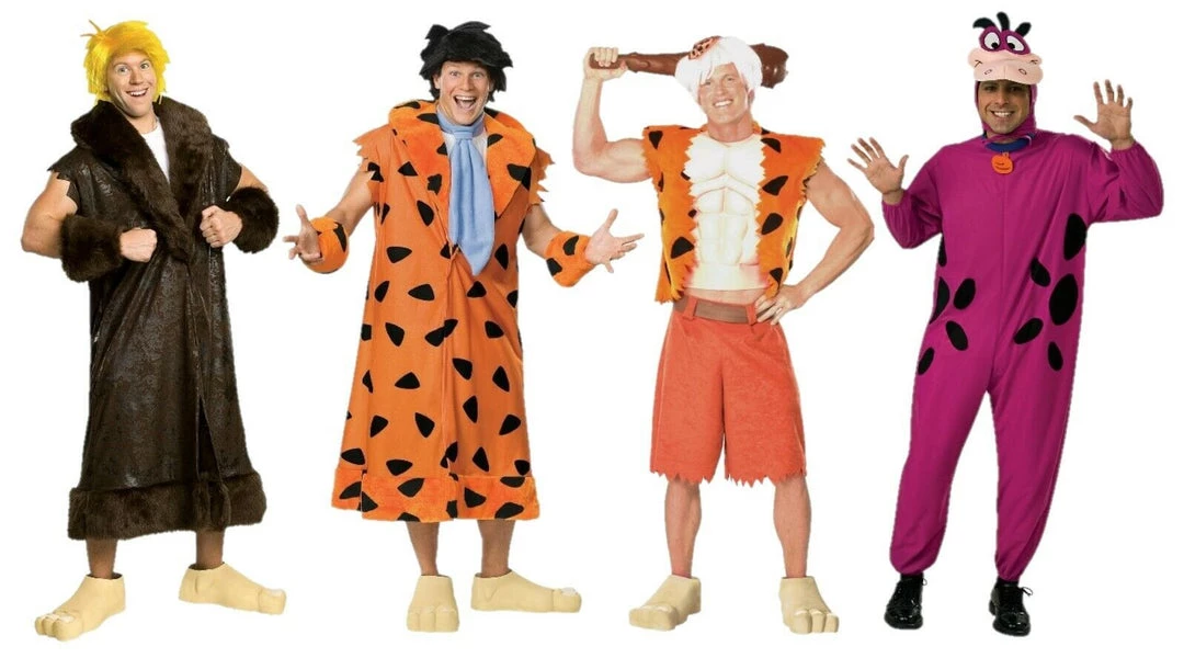 Rubie's Costumes The Flintstones Dino Barney Bamm Bamm And Fred Bookweek Halloween Men's Costume 1 Rubie's Costumes The Flintstones Dino Barney Bamm Bamm And Fred Bookweek Halloween Men's Costume