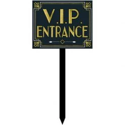 Balloon Agencies Glitz & Glam VIP Entrance Large Yard Stake Party Decorations
