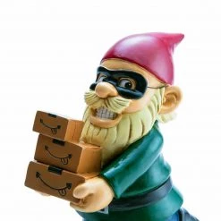 Williamvalentine The Porch Pirate Garden Gnome Statue Yard Lawn Amazon & EBay Package Stealer Home & Garden
