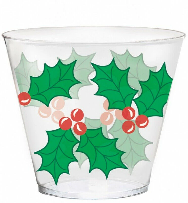 Balloon Agencies Multicolored Christmas Holly Plastic Cups Party Supplies Pack Of 40 Christmas Party Supplies 1 Balloon Agencies Multicolored Christmas Holly Plastic Cups Party Supplies Pack Of 40 Christmas Party Supplies