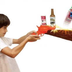 CATCH Home & Garden Virtual Infrared Beam Gun Shooting Cans & Bottles Wild West Target Game Set