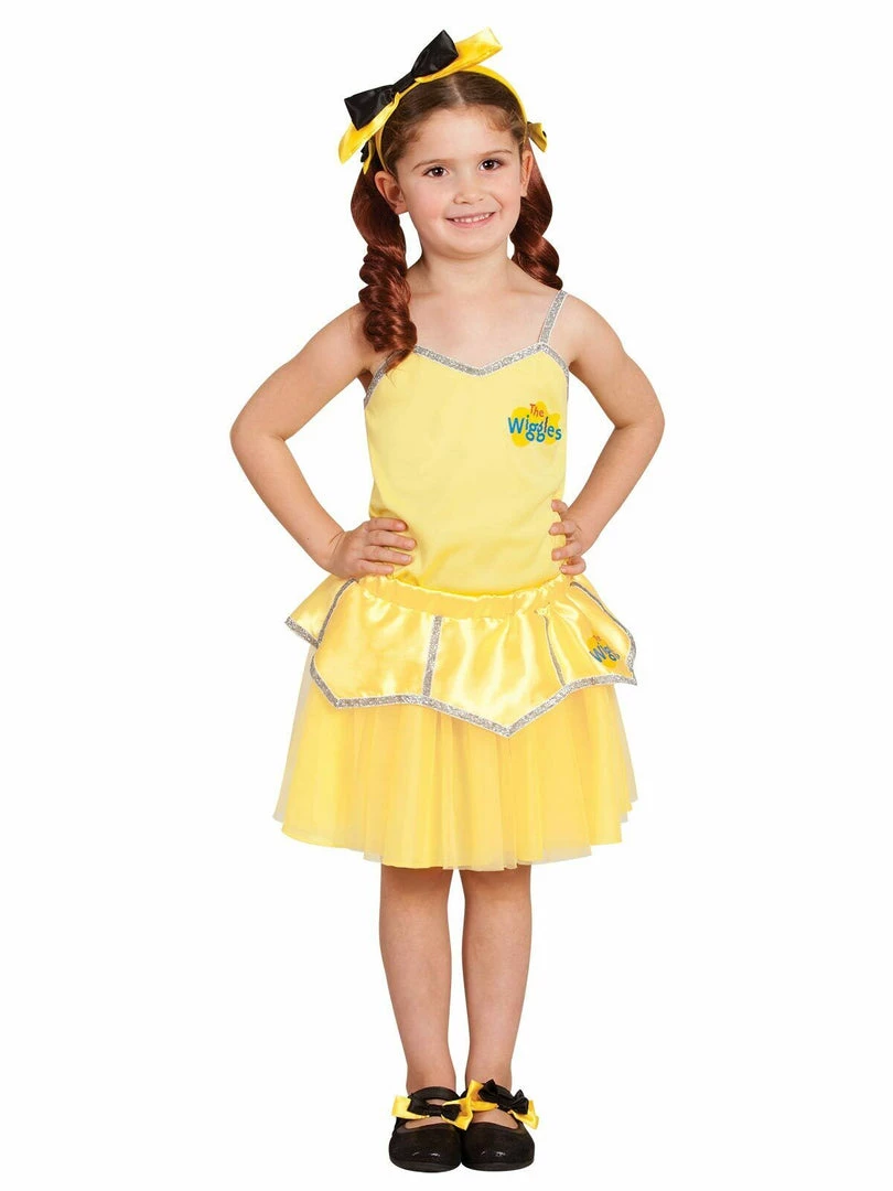 Rubie's Emma The Wiggles Yellow Ballerina Top Skirt Headband And Bow Girls Costume 3 Rubie's Emma The Wiggles Yellow Ballerina Top Skirt Headband And Bow Girls Costume