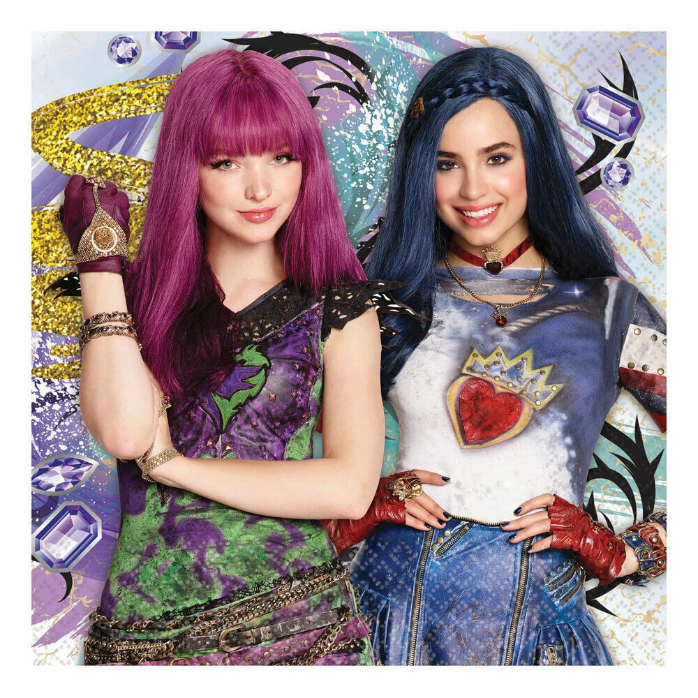 Morris Costumes Party Supplies Disney Descendants 2 Beverage Lunch Napkins Party Supply 3 Morris Costumes Party Supplies Disney Descendants 2 Beverage Lunch Napkins Party Supply