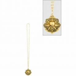 Balloon Agencies Compass Medallion Pirate Necklace Costume Accessory Costume Accessories