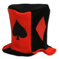 Balloon Agencies Casino Night Card Suit Cardoard Plastic Fabric Visor Hat