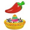 Balloonagencies Party Supplies Chili Pepper Mexican Fiesta Sombrero Inflatable Cooler Pool Party Decoration