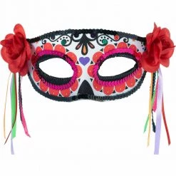 Balloon Agencies Day Of The Dead Ladies Masquerade Costume Mask Costume Accessories