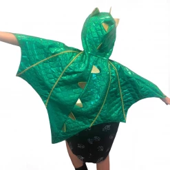 Sweidas Hooded Dragon Cape Size Small 3-5 Boys Girls Costume