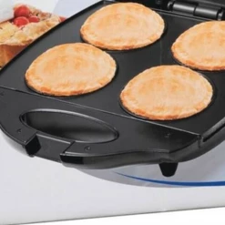 WOOL Pie Maker 4x Pies Non Stick Plates Apple Meat With Pie Cutters Electric Home & Garden