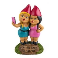 Williamvalentine BigMouth The Selfie Sisters Gnome Garden Decor Home & Garden