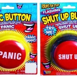 Tomfoolery Funny Push Panic Button Alarm Practical Joke Alert Novelty Office Prank Desk Gag