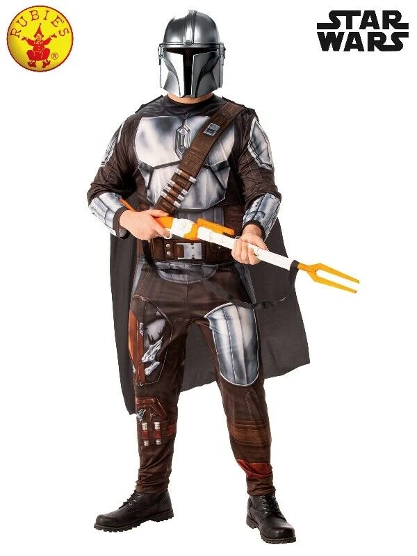 Rubie's Costumes Licensed Star Wars Deluxe Adult Mandalorian Movie Theme Men's Costume 1 Rubie's Costumes Licensed Star Wars Deluxe Adult Mandalorian Movie Theme Men's Costume