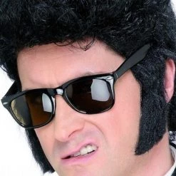 Smiffys Costume Accessories Elvis Blues Brothers Teddy Boy 60s 70s Mens Black Sideburns