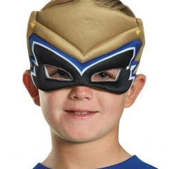 Morris Costumes Black Ranger Gold Ranger Puffy Mask - Dino Charge Kids Costume Mask Costume Accessories