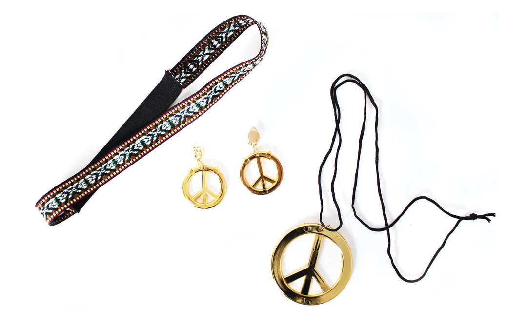 JD 60s Hippie Costume Kit 3pc Festival Rainbow Daisy Earrings Sunglasses Headband Costume Accessories 3 JD 60s Hippie Costume Kit 3pc Festival Rainbow Daisy Earrings Sunglasses Headband Costume Accessories