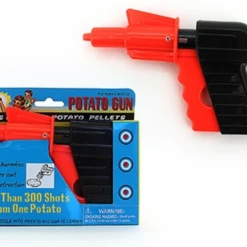 NA Potato Spud Gun Shoots Potato Pellets Target Game For Kids Adults Party Game Home & Garden