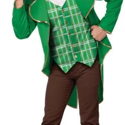 Morris St. Patrick's Day Green Lucky Leprechaun Size Large Men's Costume Costumes