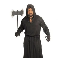Unbranded Halloween Costumes Adult Black Brown Hooded Robe Monk Ghoul Reaper Jedi Warrior Sith Lord Halloween
