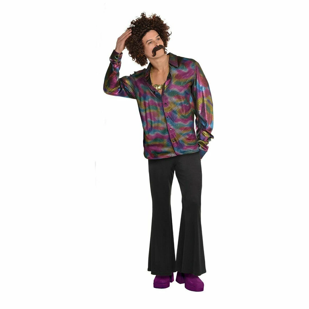 Balloon Agencies 1970s Hippie Disco Shirt Mens Costume Costumes 1 Balloon Agencies 1970s Hippie Disco Shirt Mens Costume Costumes