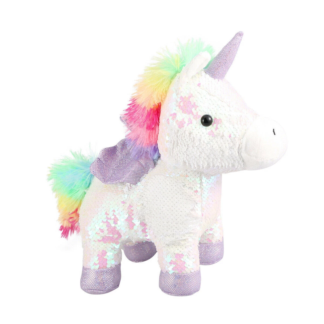 Kmart Home & Garden Cute Stuffed Animal Light Up Sequin Unicorn Plush Kids Soft Toy 2 Kmart Home & Garden Cute Stuffed Animal Light Up Sequin Unicorn Plush Kids Soft Toy
