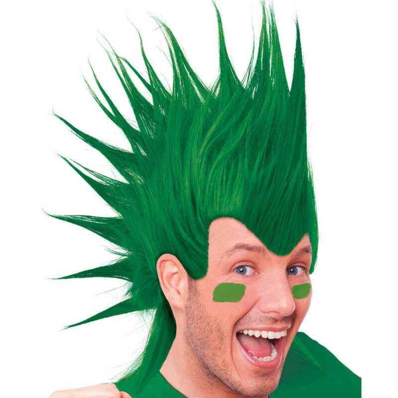Balloon Agencies Wigs Mohawk Game Day Sports Coloured High Spikes Party Wig Costume Accessory 2 Balloon Agencies Wigs Mohawk Game Day Sports Coloured High Spikes Party Wig Costume Accessory