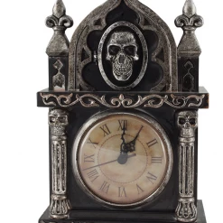 Seasons Halloween Props/Decoration Animated Motion Activated Haunted Pop Out Raven Antique Clock Halloween Prop