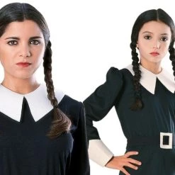 Rubie's Wigs Addams Family Wednesday Girls Ladies Wig Costume Accessory