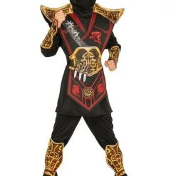 Rubie's Costumes Gold Dragon Warrior Battle Ninja Boys Costume