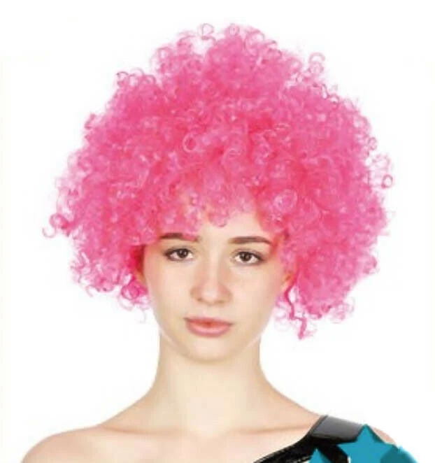 JD Party Fancy Dress Up Costume Party Afro Wig Curly Cosplay Funk Disco Halloween Clown 10 JD Party Fancy Dress Up Costume Party Afro Wig Curly Cosplay Funk Disco Halloween Clown