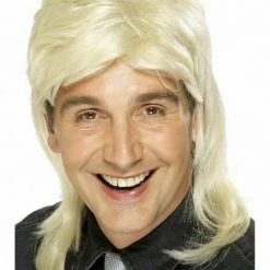 Unbranded Wigs Mens Black Blonde Brown Mullet Wig | Bogan 70s 80s Redneck Wig 8 Unbranded Wigs Mens Black Blonde Brown Mullet Wig | Bogan 70s 80s Redneck Wig