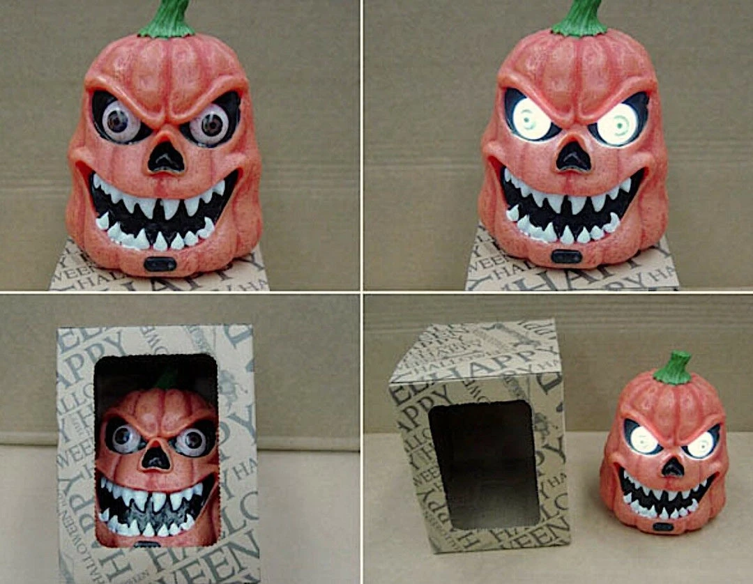 Aussie Toys Talking Pumpkin Flashing Eyeballs Scary Sounds Motion Activated Halloween Prop 9 Aussie Toys Talking Pumpkin Flashing Eyeballs Scary Sounds Motion Activated Halloween Prop