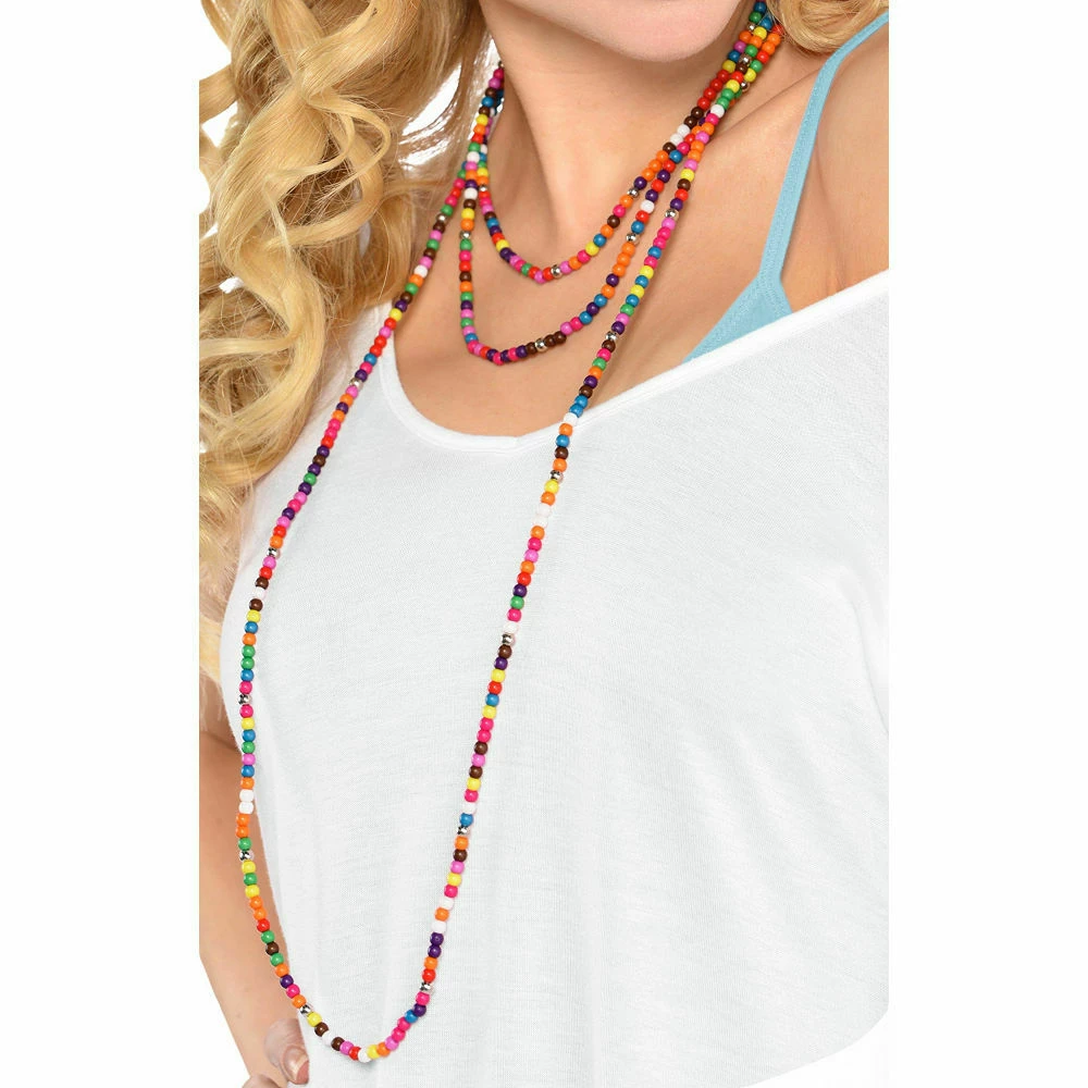 Balloon Agencies Festival Love Beads Necklace Costume Accessory 1 Balloon Agencies Festival Love Beads Necklace Costume Accessory