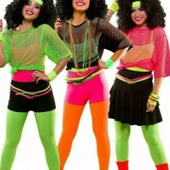 Unbranded 80s Fishnet String Vest Top 1980s Costume Access Neon Fluro Long Short Sleeve Ladies Costume 25 Unbranded 80s Fishnet String Vest Top 1980s Costume Access Neon Fluro Long Short Sleeve Ladies Costume