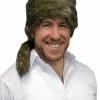 Sweidas Costume Accessories Davey Crockett Daniel Boone Raccoon Coonskin Trapper Fur Costume Hat Cap