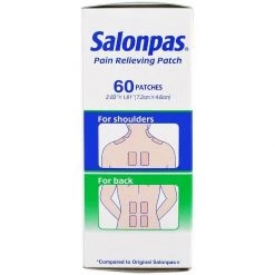 IHerb NEW & IMPROVED Salonpas Hisamitsu 60 Pain Relieving Patches | 20% Larger & More Health & Beauty