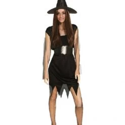 Unbranded Halloween Costumes Fairy Elegant Wicked Gothic Witch Halloween Ladies Costume