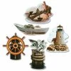 Beistle Assorted Nautical Themed Cutouts Pk 5 Party Decoration Props Party Supplies