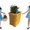 Rubie's The Wizard Of Oz Dorothy Girls Costume And Toto In A Basket Costume Accessory