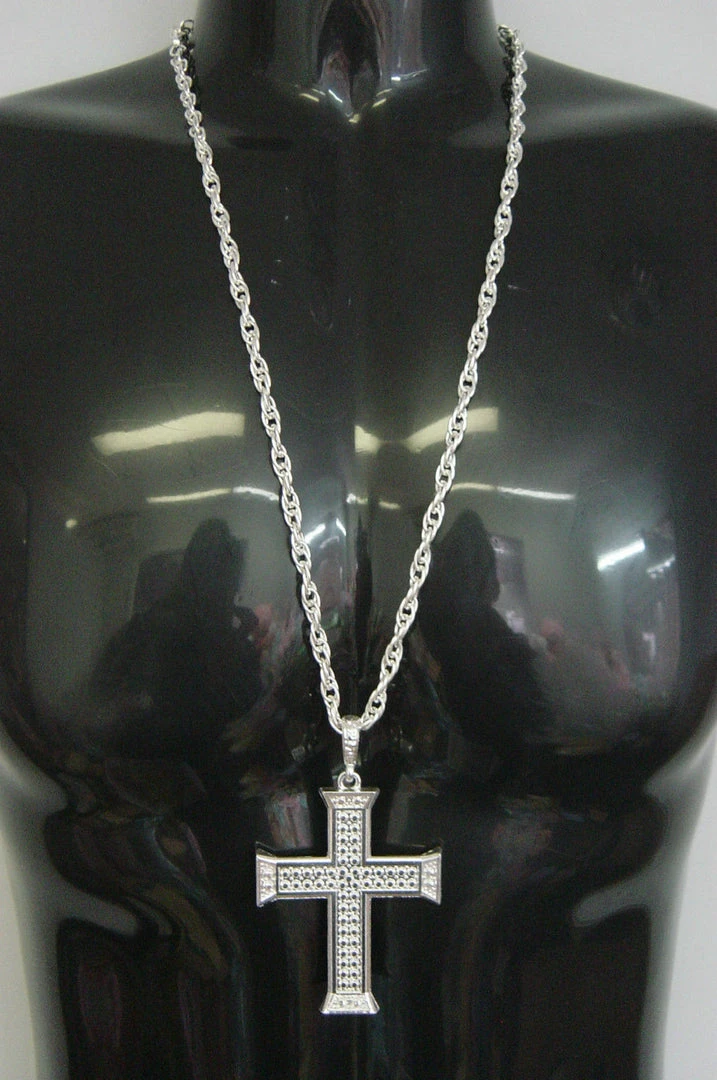 Unbranded Cross Necklace Priest Nun Goth Vampire Costume Accessory | Silver Or Gold 3 Unbranded Cross Necklace Priest Nun Goth Vampire Costume Accessory | Silver Or Gold