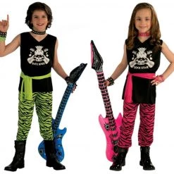 TOMFOOLERY Costumes 1980's Rock Star Rock Chick Girls Boys Costume