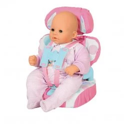 ATD Brand New Casdon Baby Huggles Car Booster Seat Doll Pretend Play Toy