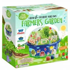 Kmart Home & Garden Grow Paint Decorate Your Farmer Flower Fairy Garden Toy Kids Learning Craft Game