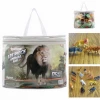Kmart Home & Garden 125 Piece Jungle Animal Adventure Kids Toy Play Set Figures In Storage Bag Pack