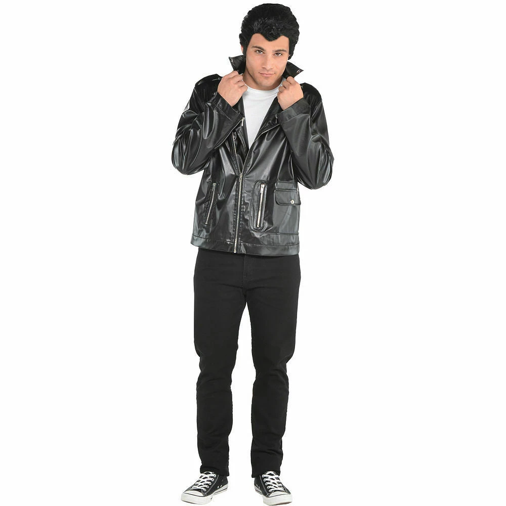 Balloon Agencies Costumes T-Birds Grease Men's Leather Jacket 1 Balloon Agencies Costumes T-Birds Grease Men's Leather Jacket
