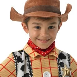 Rubies Deerfield Woody Deluxe Child Costume Toy Story Disney Sheriff Cowboy Jumpsuit Bandana Hat