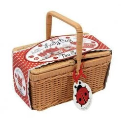 Williamvalentine Ladybug Tea Set Basket - Schylling Free Shipping!