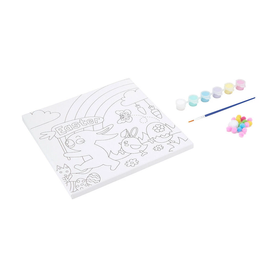 Kmart Home & Garden Easter Wooden Canvas Set Arts & Crafts Kids Play Paint Set 2 Kmart Home & Garden Easter Wooden Canvas Set Arts & Crafts Kids Play Paint Set
