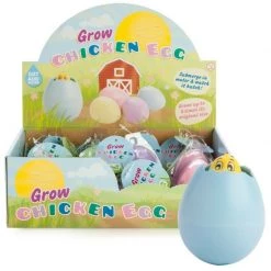 MDI Grow Chicken Egg Submerge In Water Easter Egg Hunt Kids Toy Home & Garden