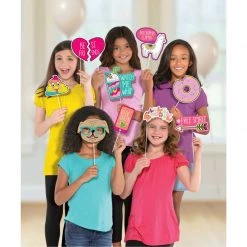 Balloon Agencies Emoji Epic Selfie Party Celebration Believe Glittered Sign Photo Prop Kit