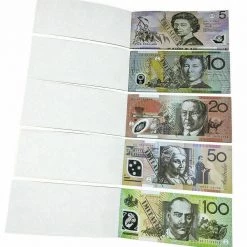JD Party Home & Garden Souvenir Note Pad Kids Toy Fake Pretend Play Australian Dollar $ Money 50 Sheets